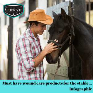 Must have wound care products for the stable... Infographic