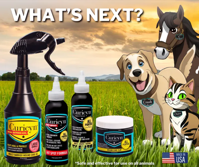 Curicyn wound care products help treat bug bites, skin irritation, and abrasions